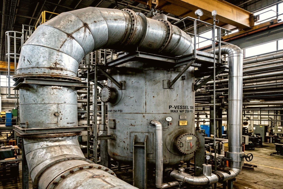 Heavy Industrial Ducting & Hopper System